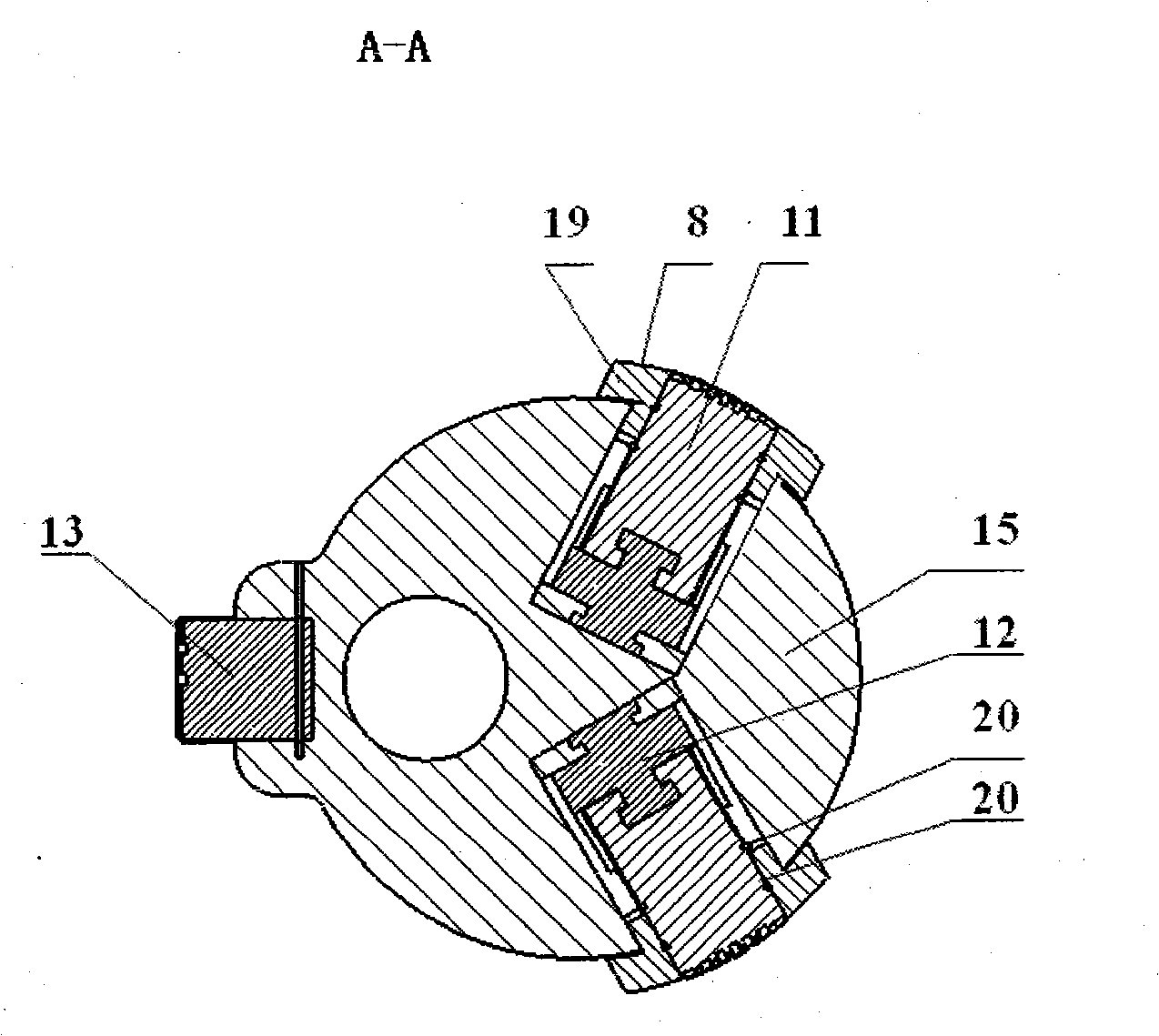 Eccentric center-adjustable reducing stabilizer