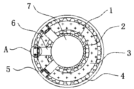 Thermal insulation longitudinal blind pipe used in cold region highway tunnel