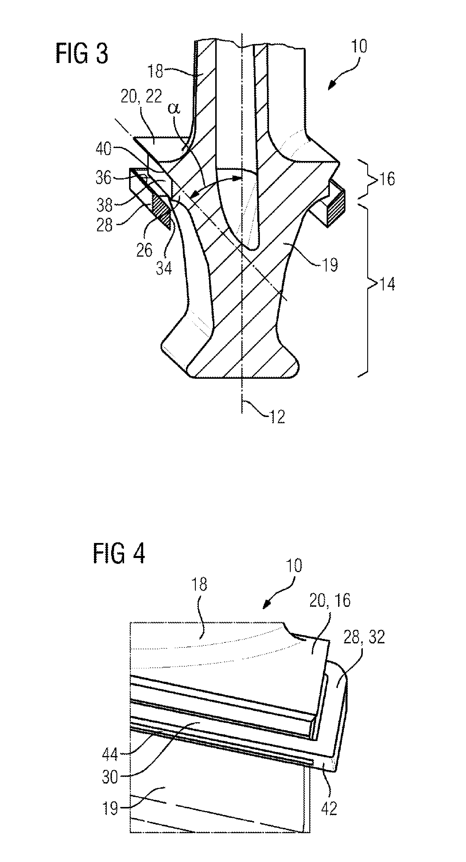 Turbine blade and associated method for producing a turbine blade