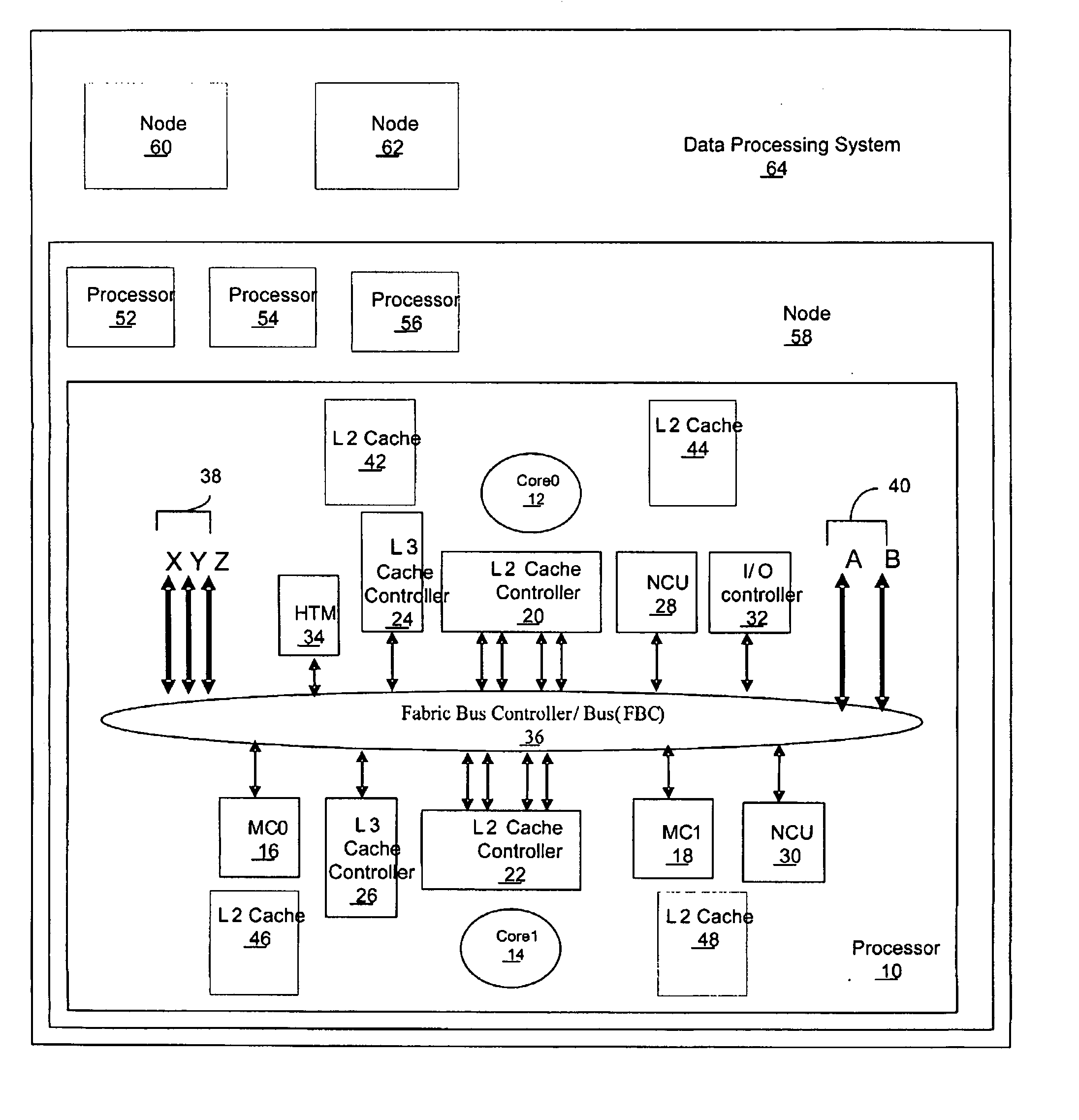 Method, apparatus, and computer program product in a processor for performing in-memory tracing using existing communication paths