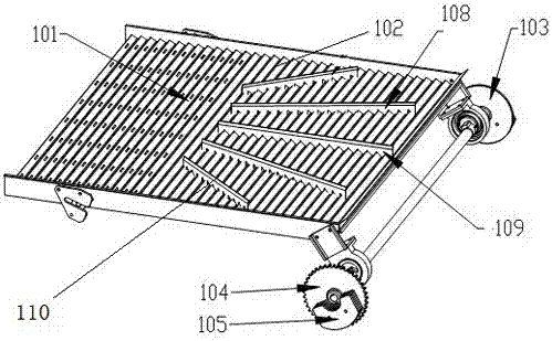 Grain selection system having function of distributing materials uniformly and pre-selecting