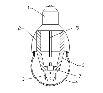 Omnibearing LED bulb lamp