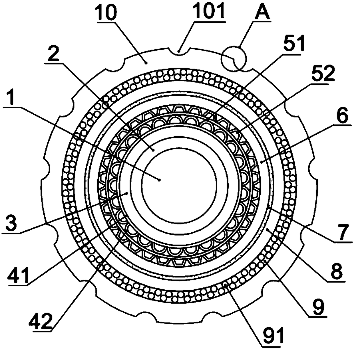 Low-loss coaxial cable