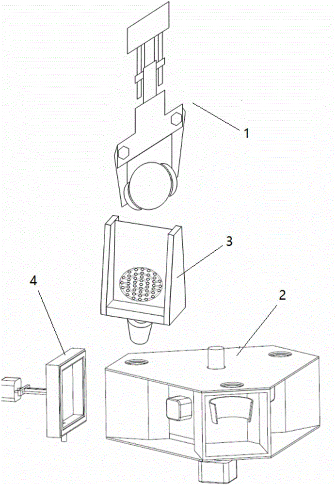 Orange juice squeezing device