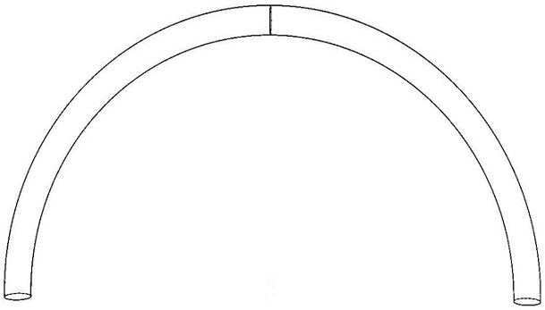 High-pressure low-leakage-rate gas rib