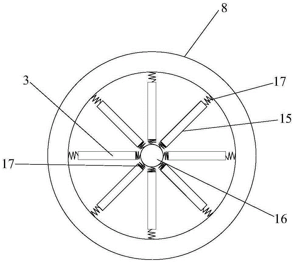 Dual-crank arm type piezoelectric-electromagnetic composite power generation device