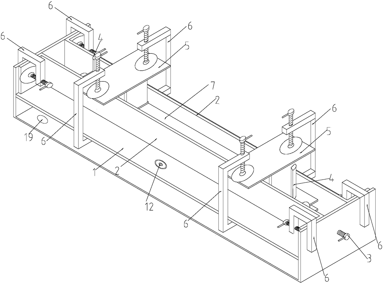 Assembly device and operation method for reducing axial eccentricity of tensile test piece