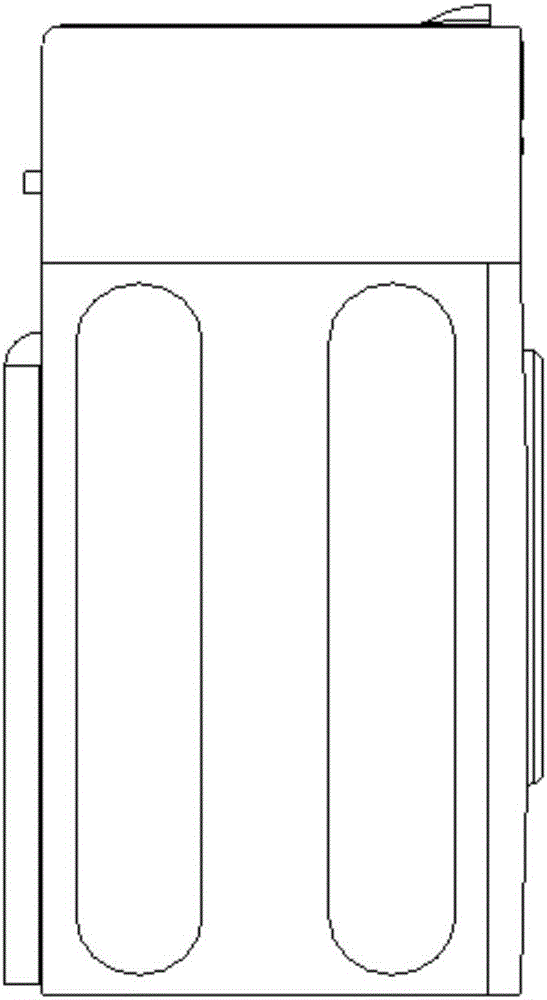 Front-loading washing machine provided with low-temperature instant detergent device and working method