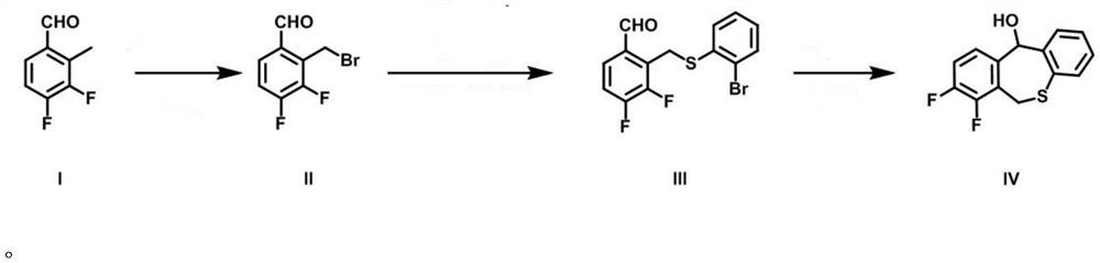 A kind of preparation method of baloxavir key intermediate and intermediate thereof