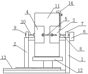 A shaking device for large barrels