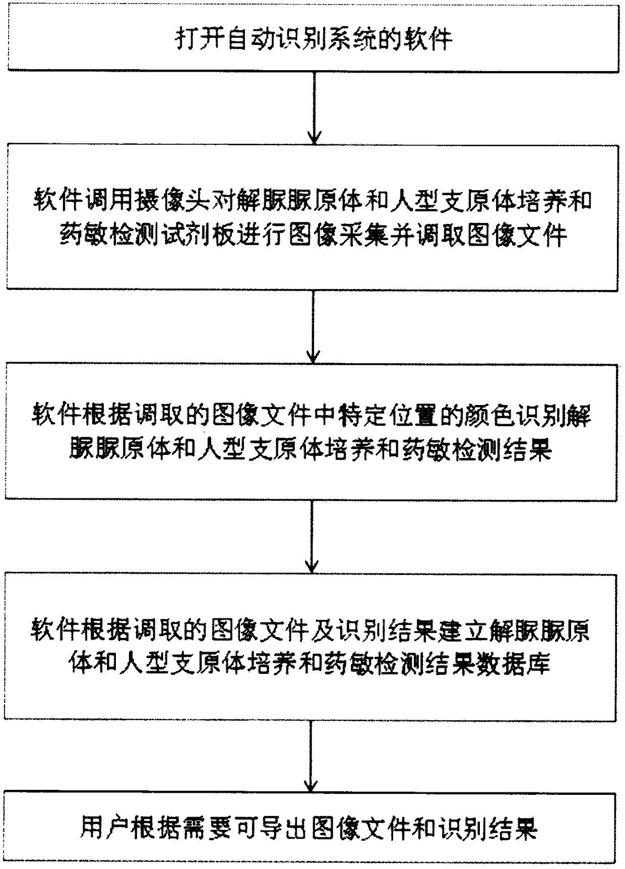 Camera-based automatic identification system for pathogen culture test result