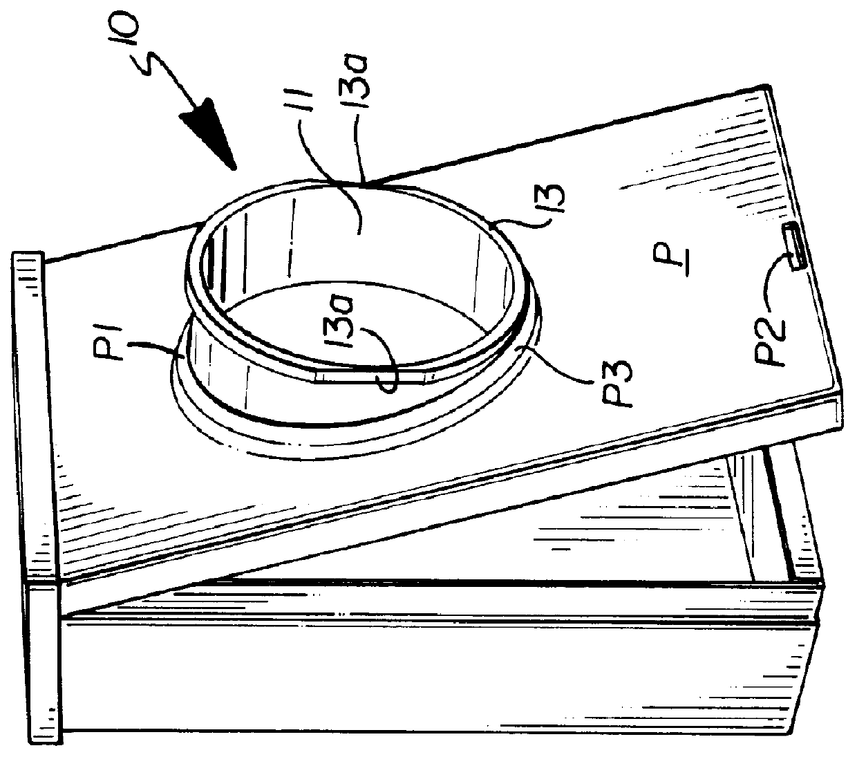 Meter extender mount for generator interface