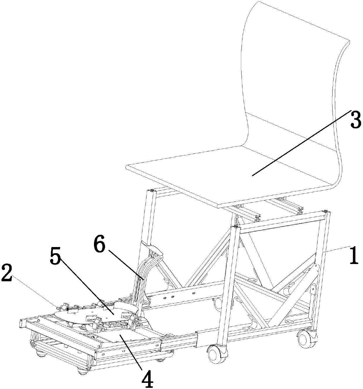 An all-in-one machine for taking off and putting on shoes autonomously