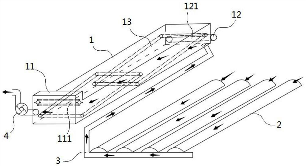 Solar mixed flow air drying equipment