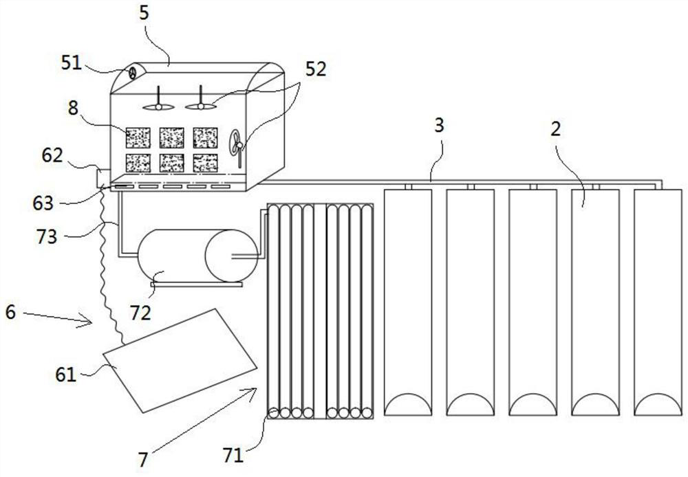 Solar mixed flow air drying equipment