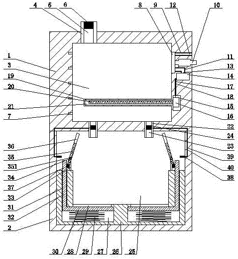 Device for guaranteeing drinking water safety