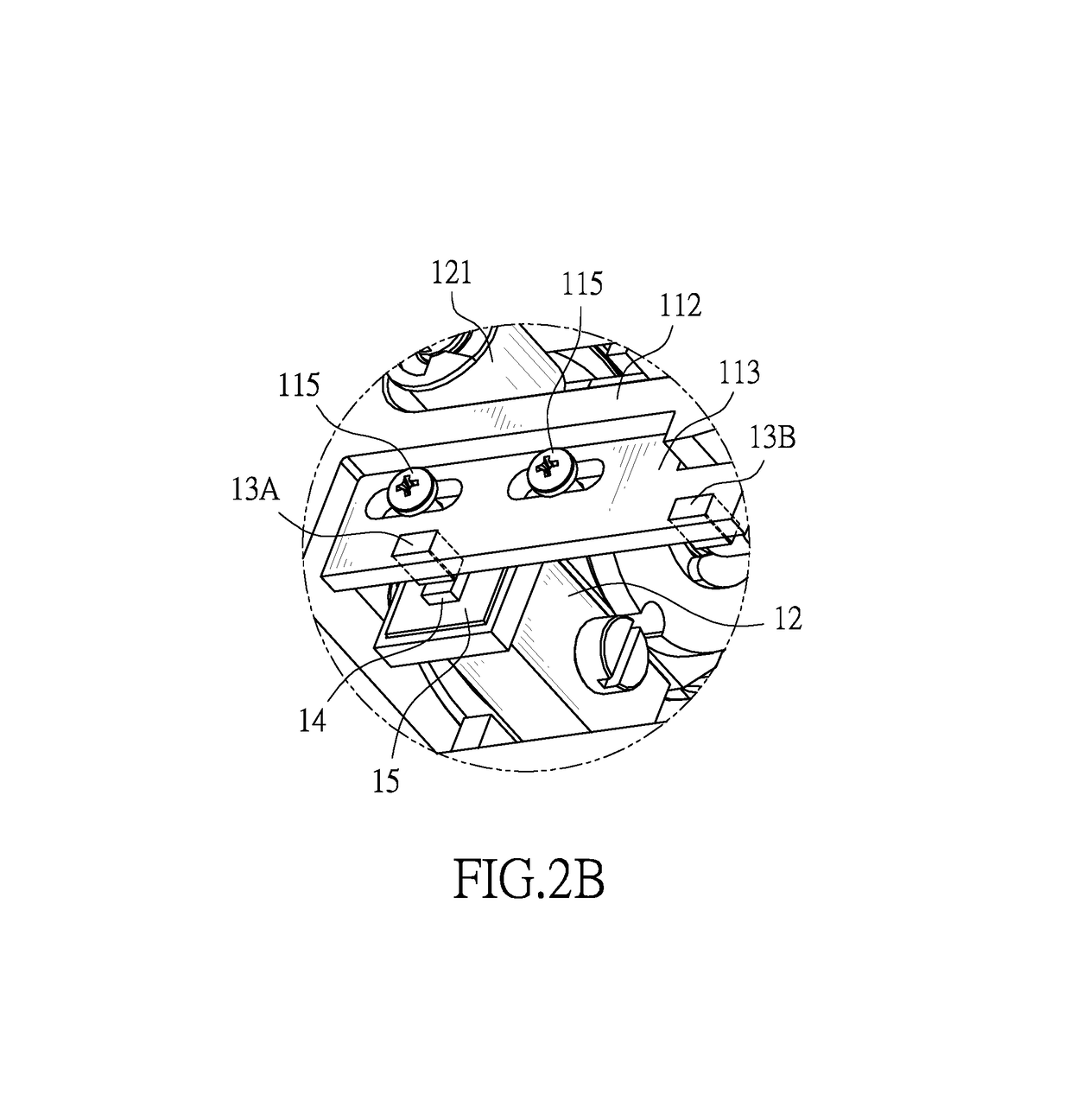 Mandrel-pulling distance sensing assembly of an electric rivet gun