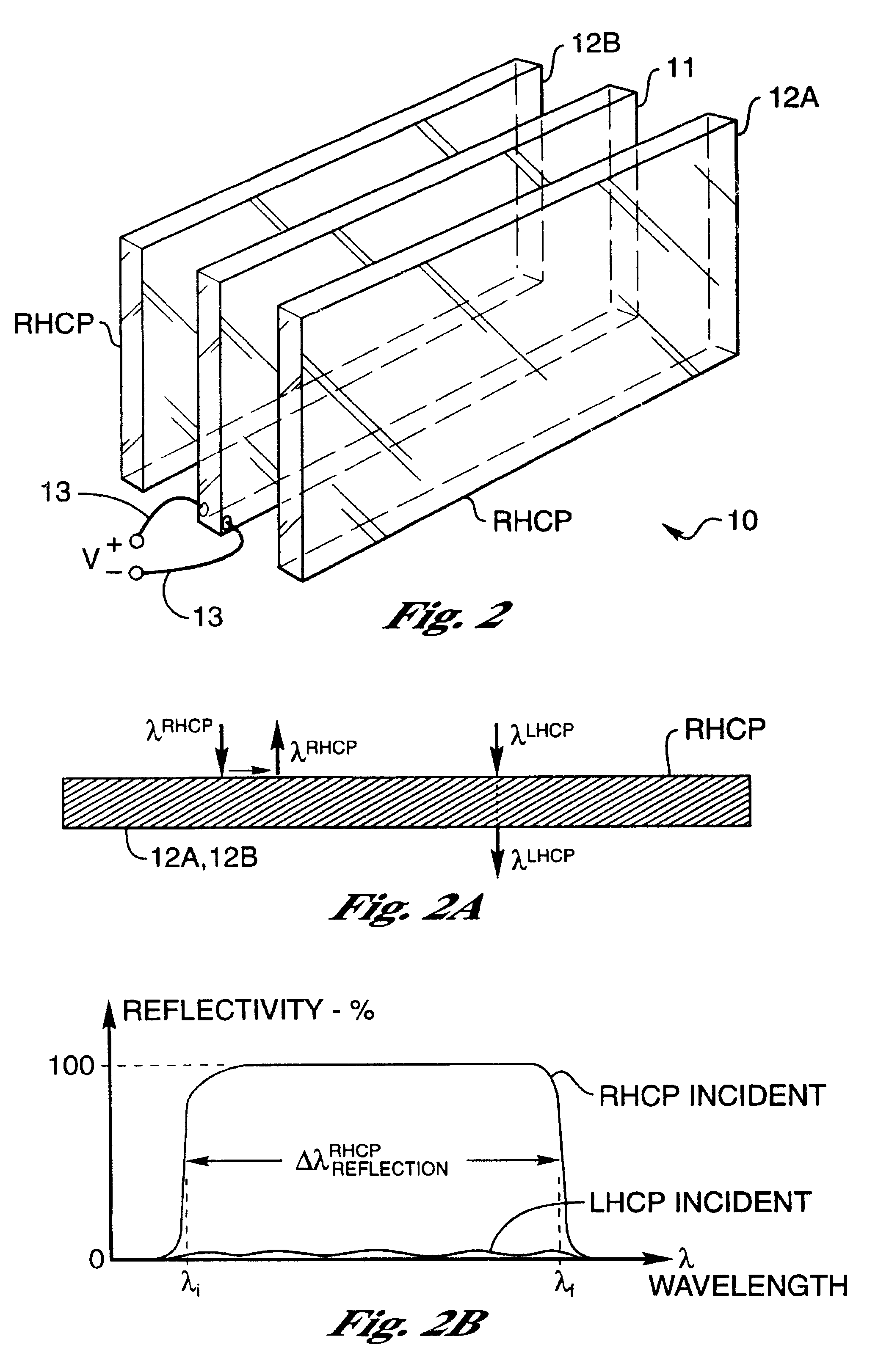 Non-absorptive electro-optical glazing structure employing composite infrared reflective polarizing filter