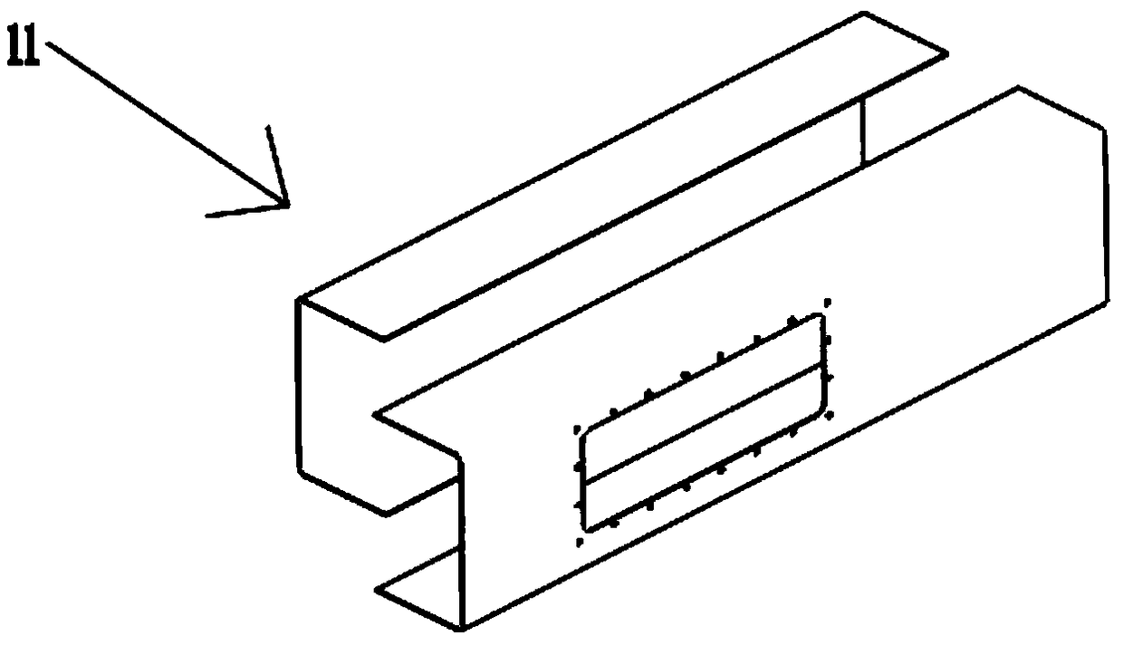 A welded air tube secondary radar antenna box