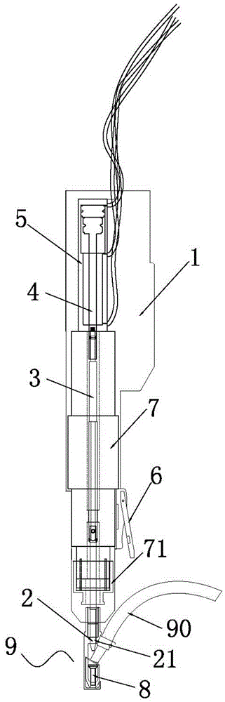 Handheld screw locking tool and screw feeding and locking machine with handheld screw locking tool