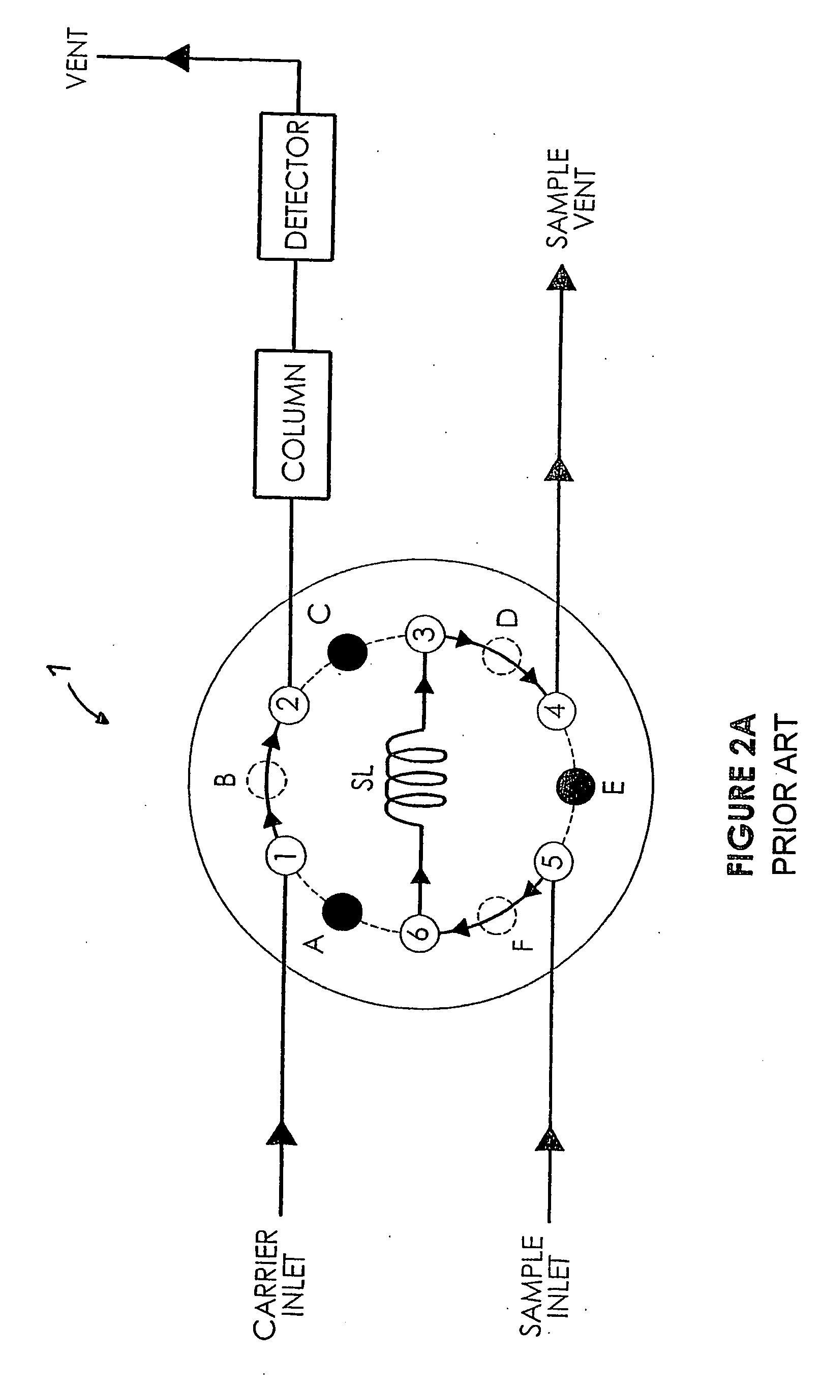 Diaphragm-sealed valve, analytical chromatographic system and method using the same