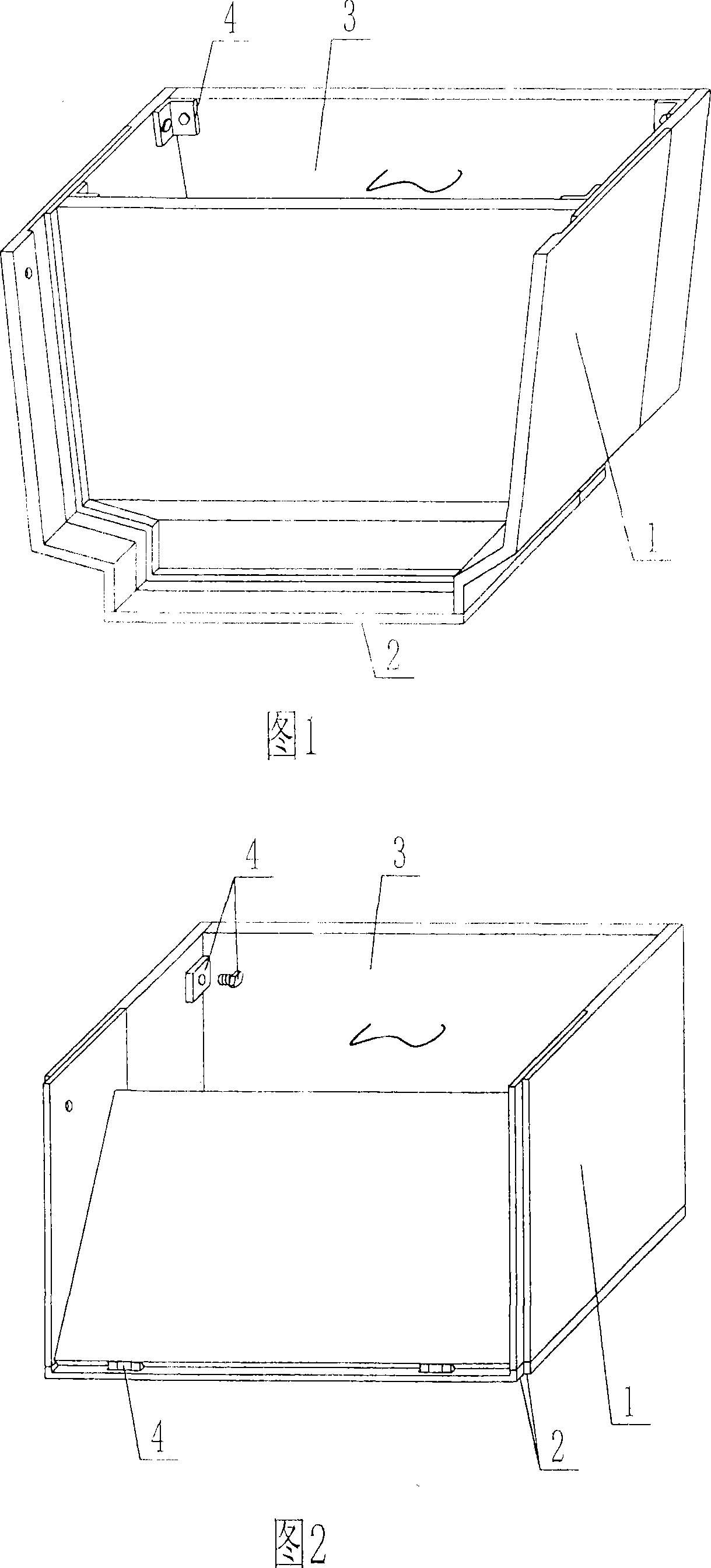 Shuttering component molding mould