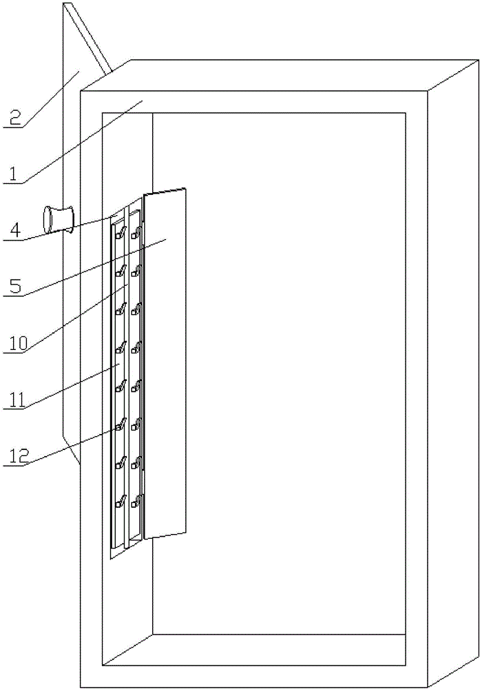 Multifunctional aluminum alloy door