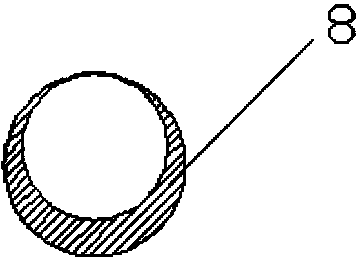 Improved roller separating device for separating injection product and material rod