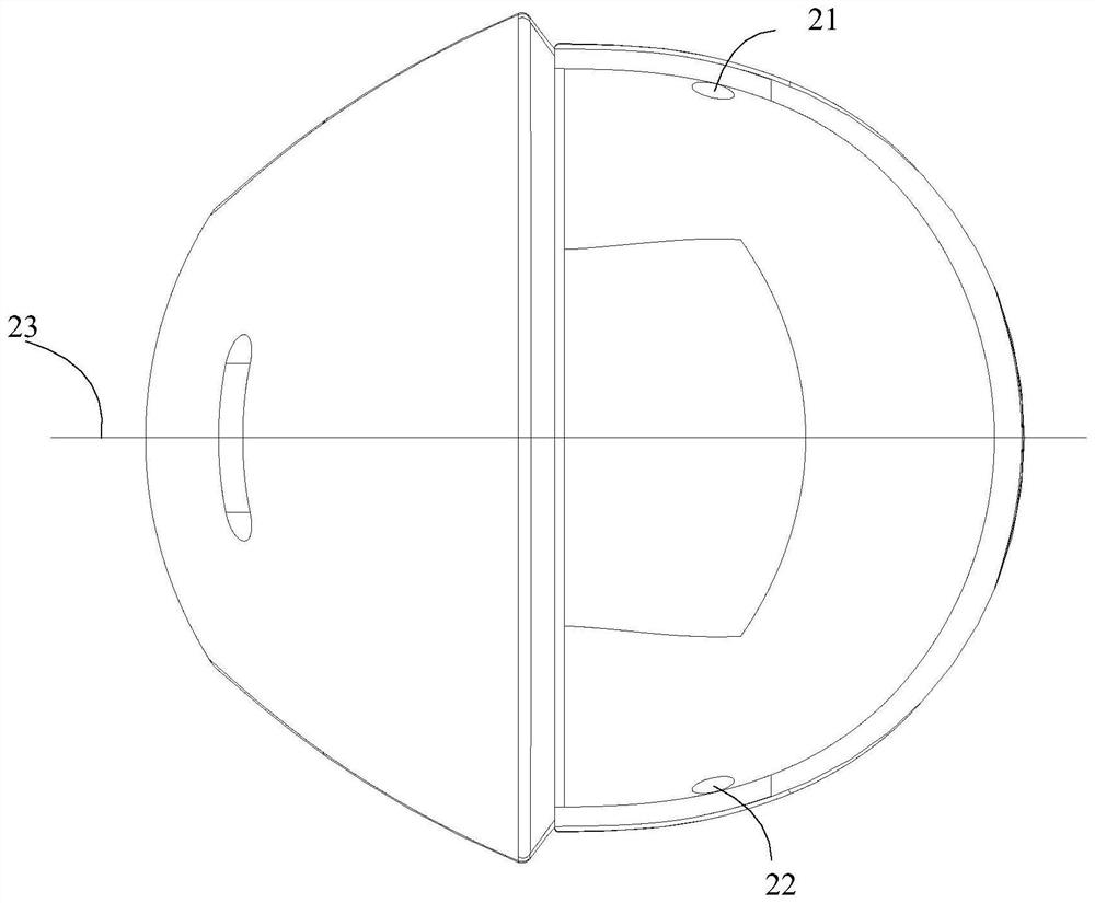 Microphone management method and device of ear clamping type earphone and ear clamping type earphone