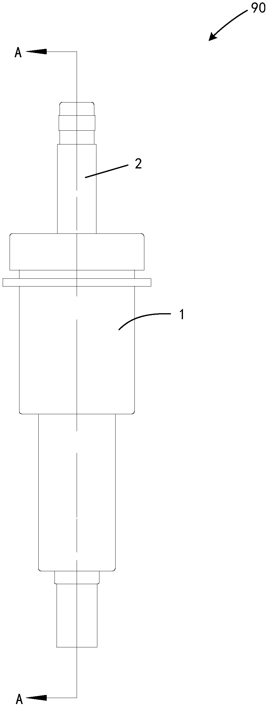 Pump assembly and container with content discharge function