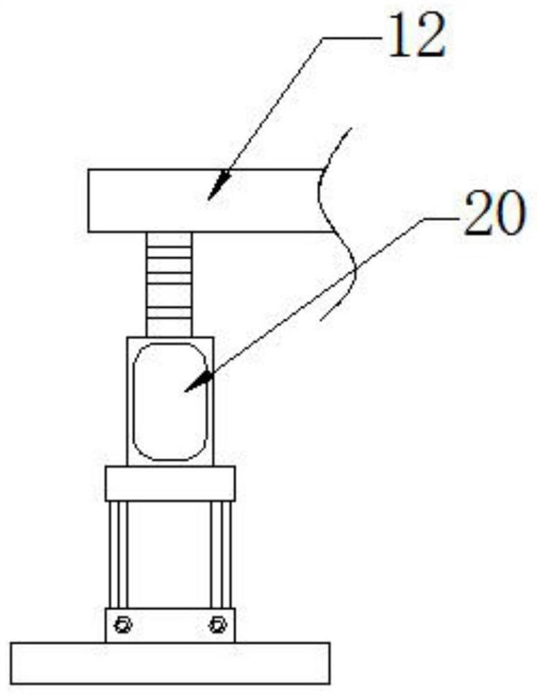 Flattening machining device for medical shell machining