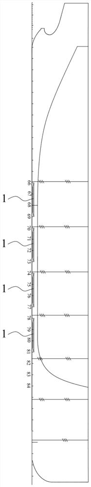 Bilge keel structure of ship