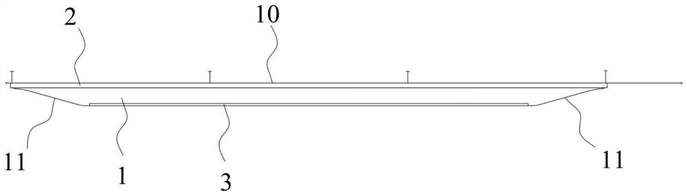 Bilge keel structure of ship