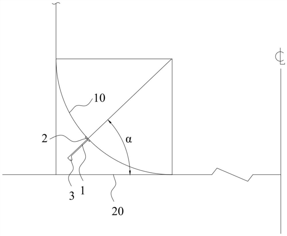 Bilge keel structure of ship