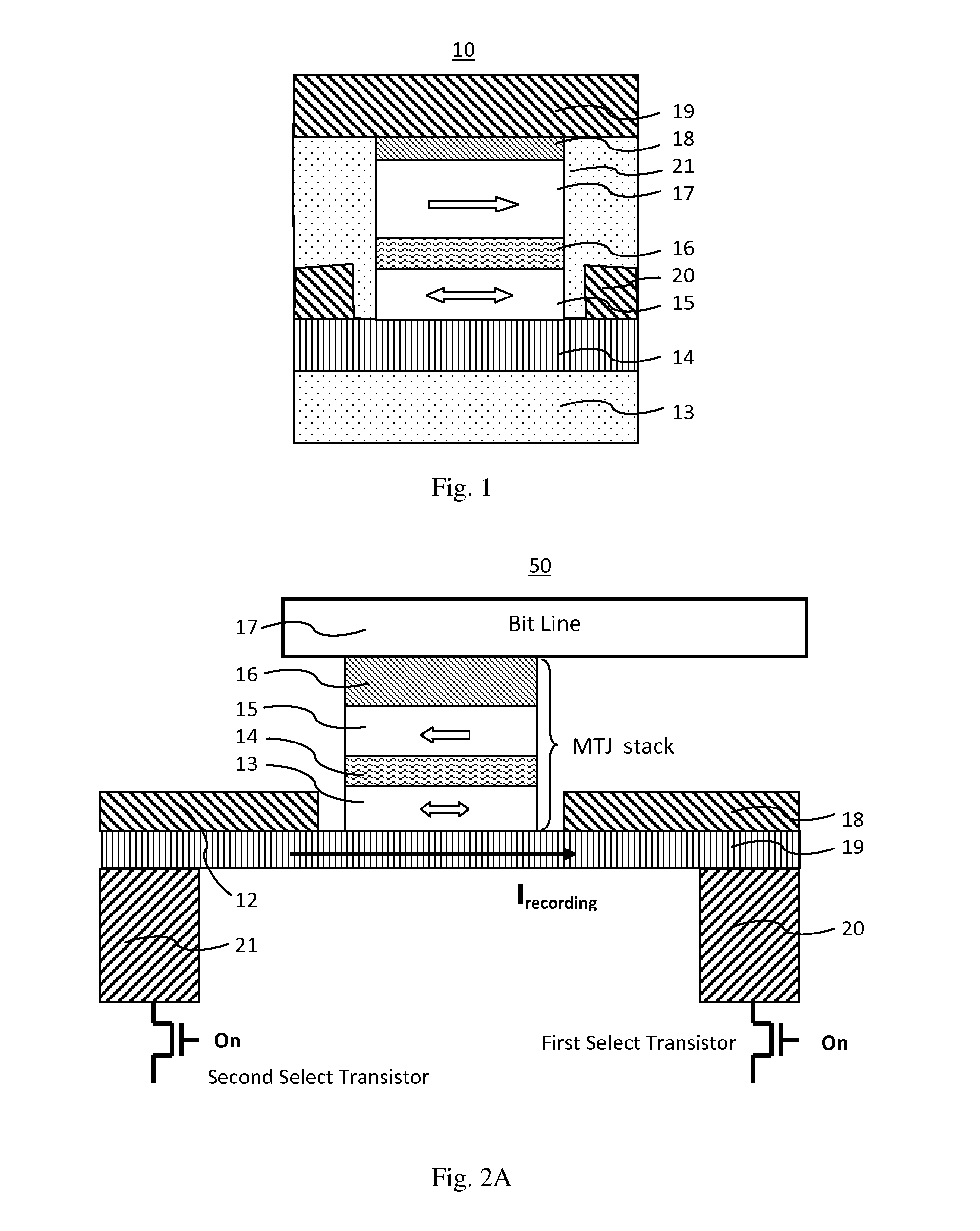 MRAM having spin hall effect writing and method of making the same