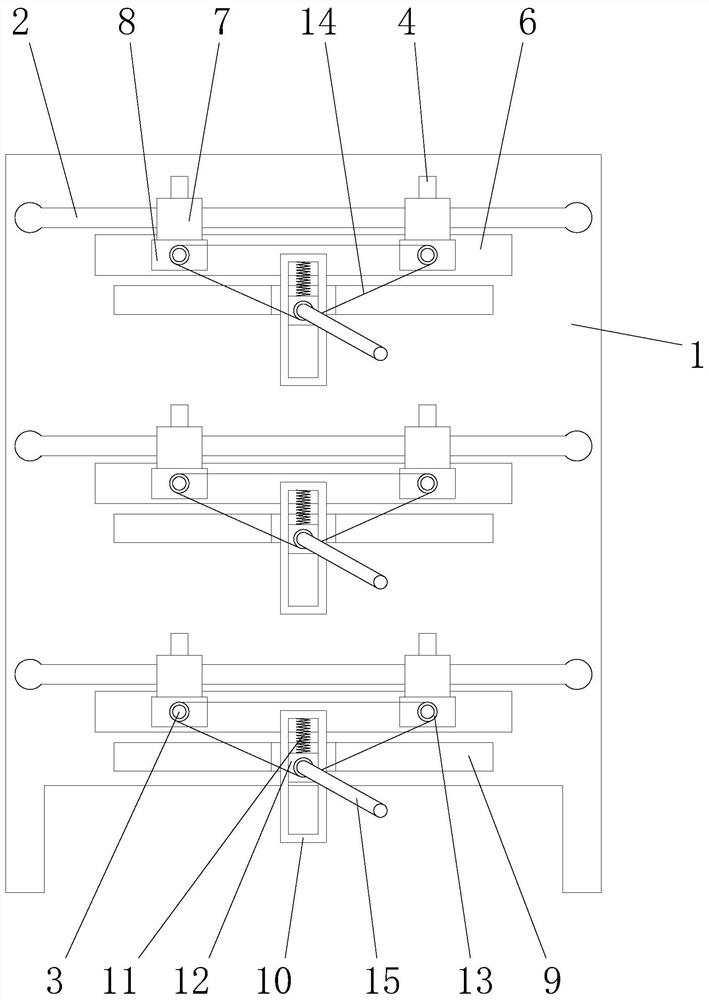 Modeling and shaping adjusting device for maidenhair tree