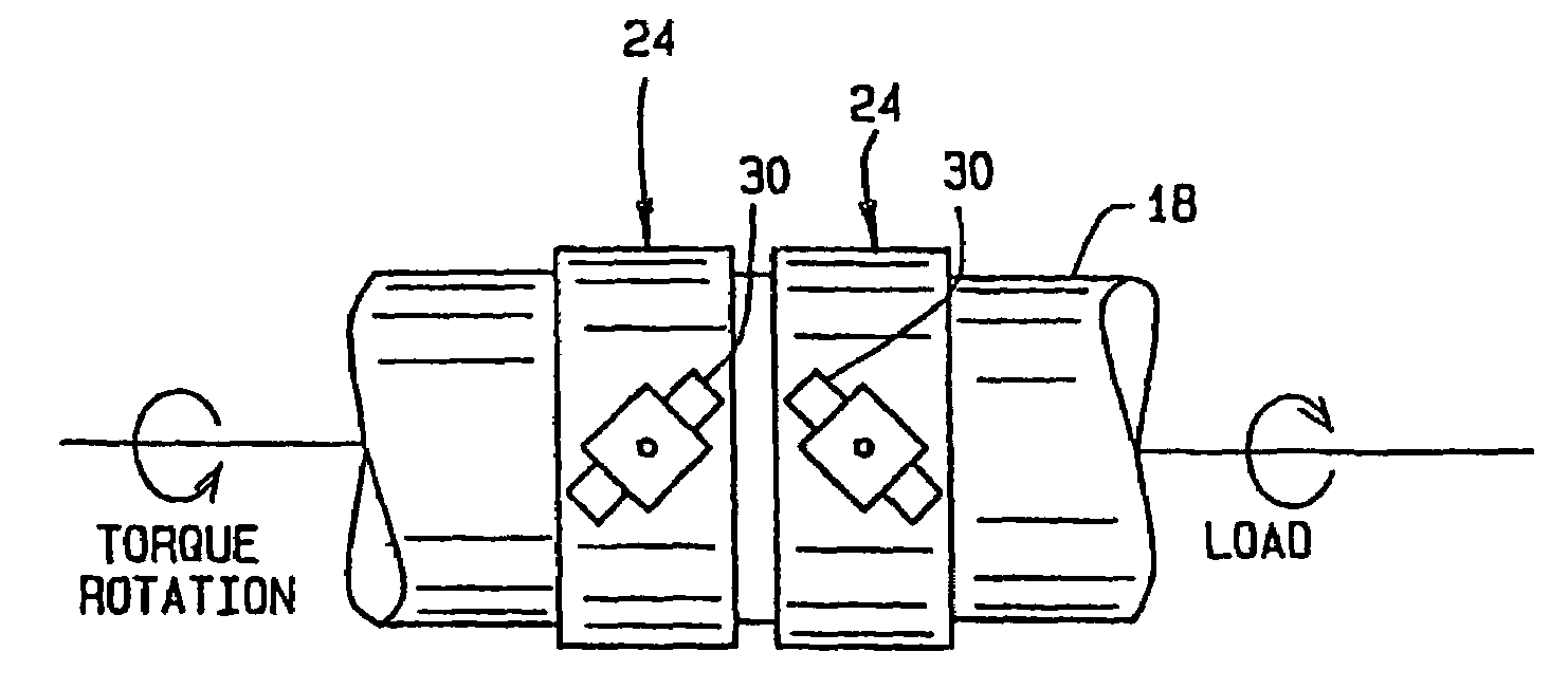 In-bearing torque sensor assembly