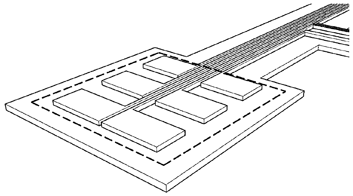 Flexible temperature sensor and preparation method thereof