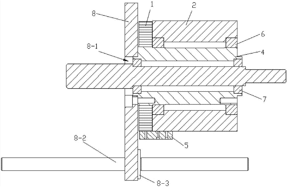 Color belt tensioning mechanism of intelligent card lithoprint device