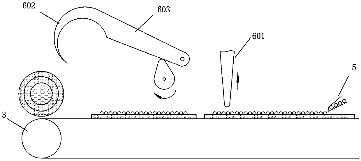 Flaky pastry automatic molding device and molding method thereof