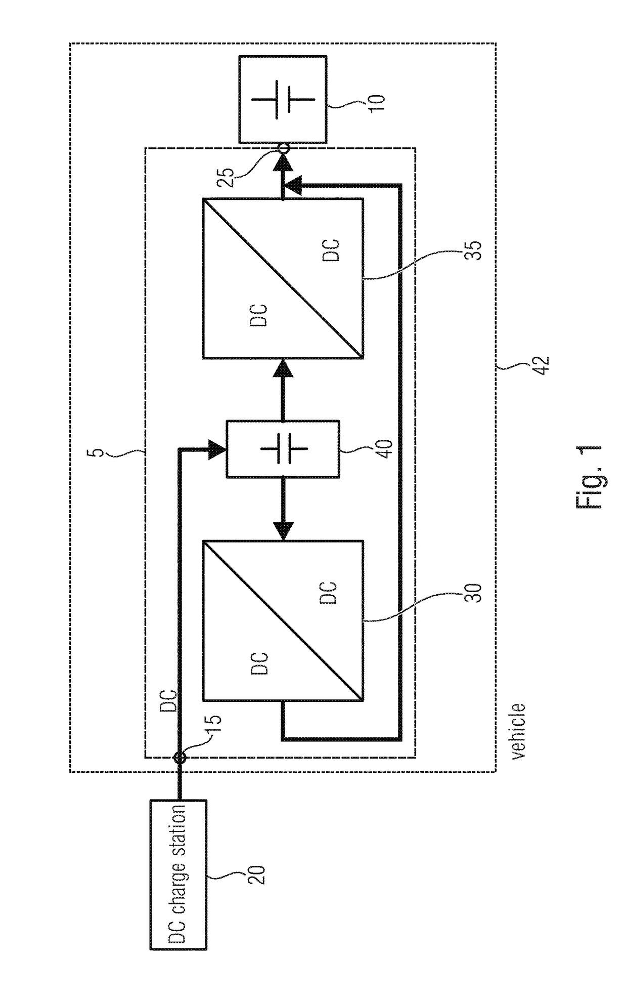 Device for charging an energy store