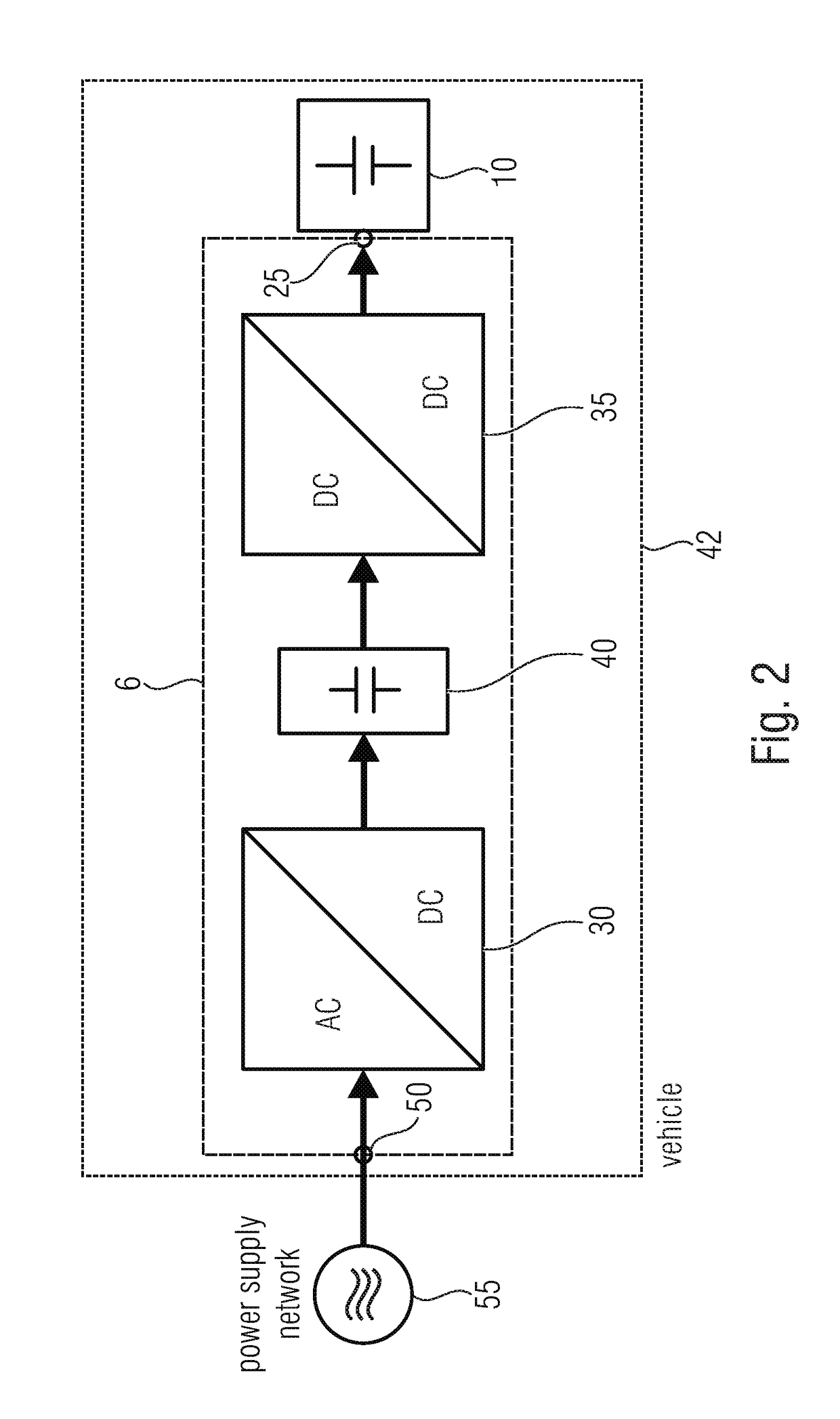 Device for charging an energy store