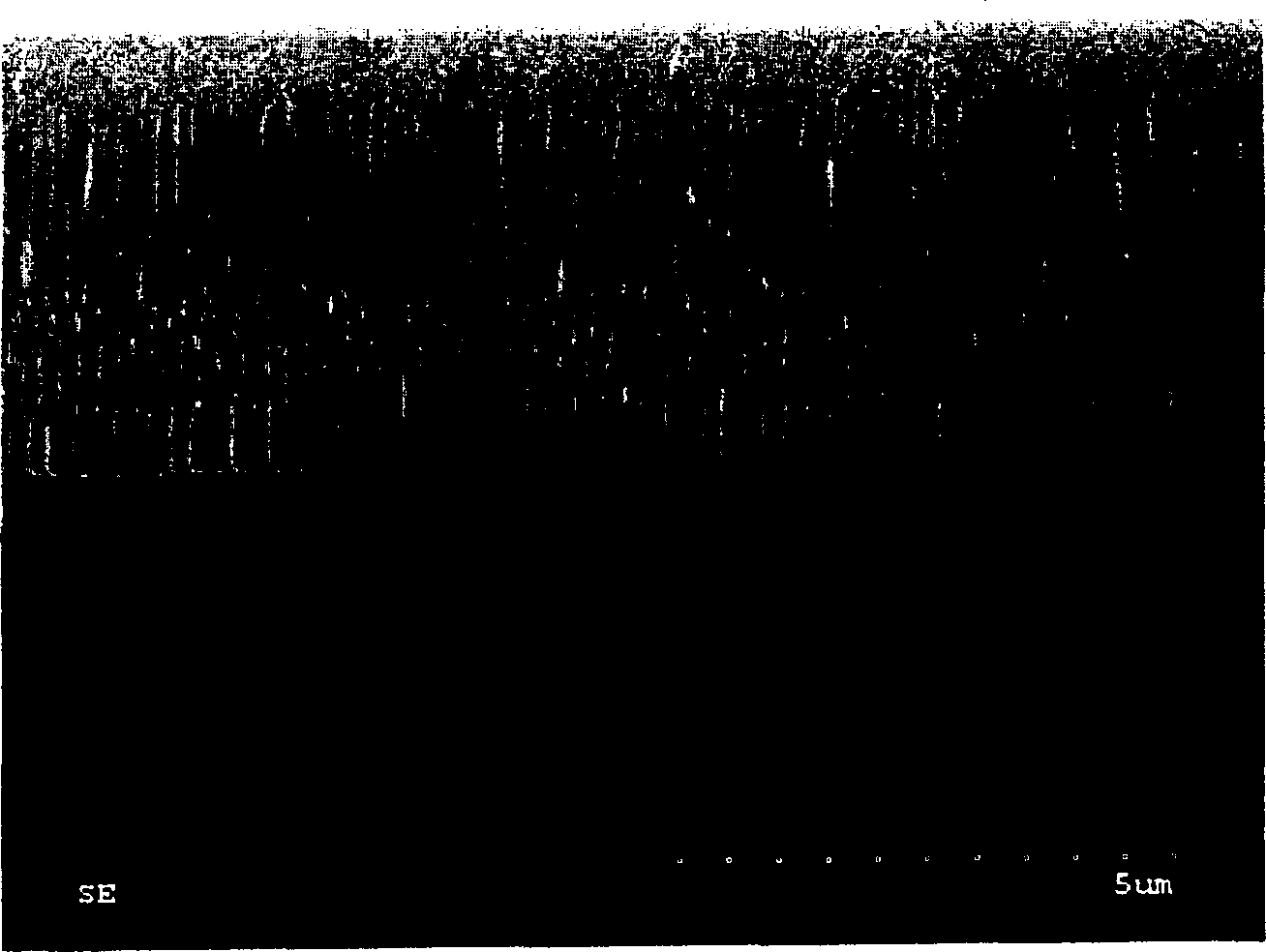 Porous indium phosphide barrier layer, corrosion liquid of porous indium phosphide and use method