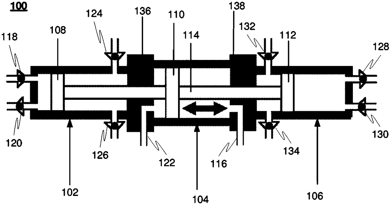 Gas intensifier with lubrication