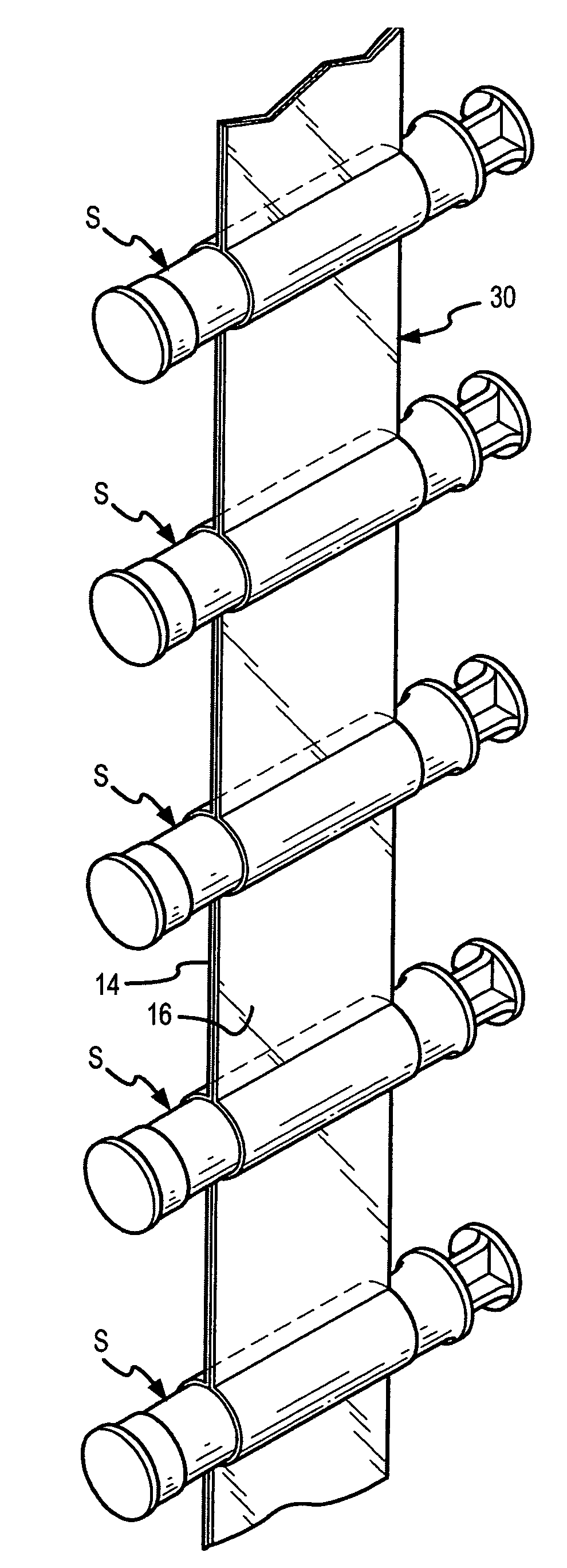 Method, system, and apparatus for handling, labeling, filling, and capping syringes with improved cap