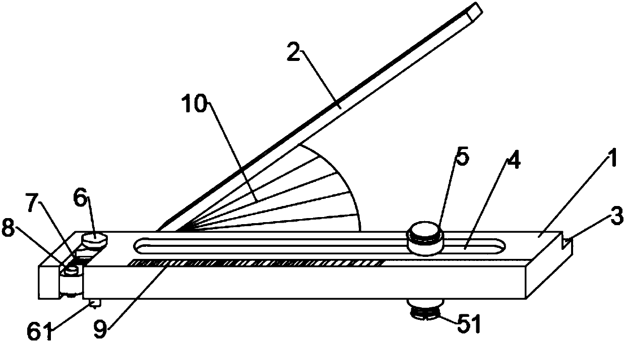 Drawing device for middle school mathematical education