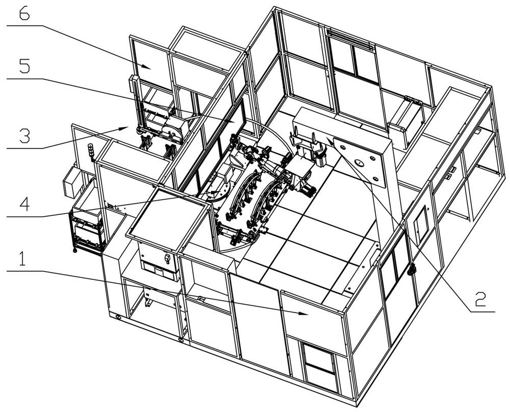 Double-station laser cutting workstation