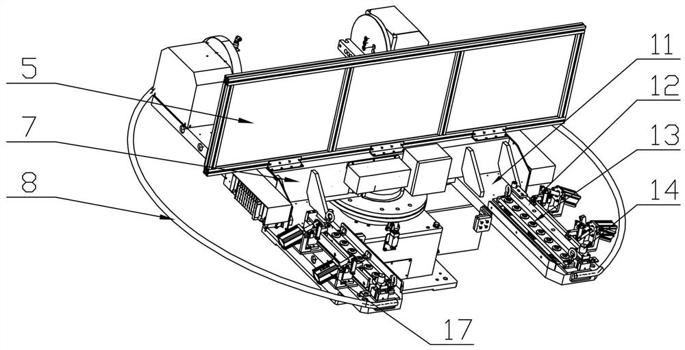 Double-station laser cutting workstation