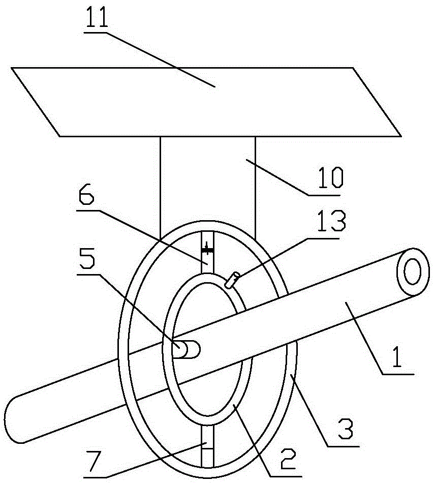 Double Ring Pivot Bevel Dent Sight