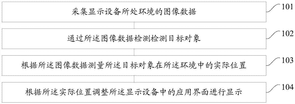 Application interface display method and apparatus